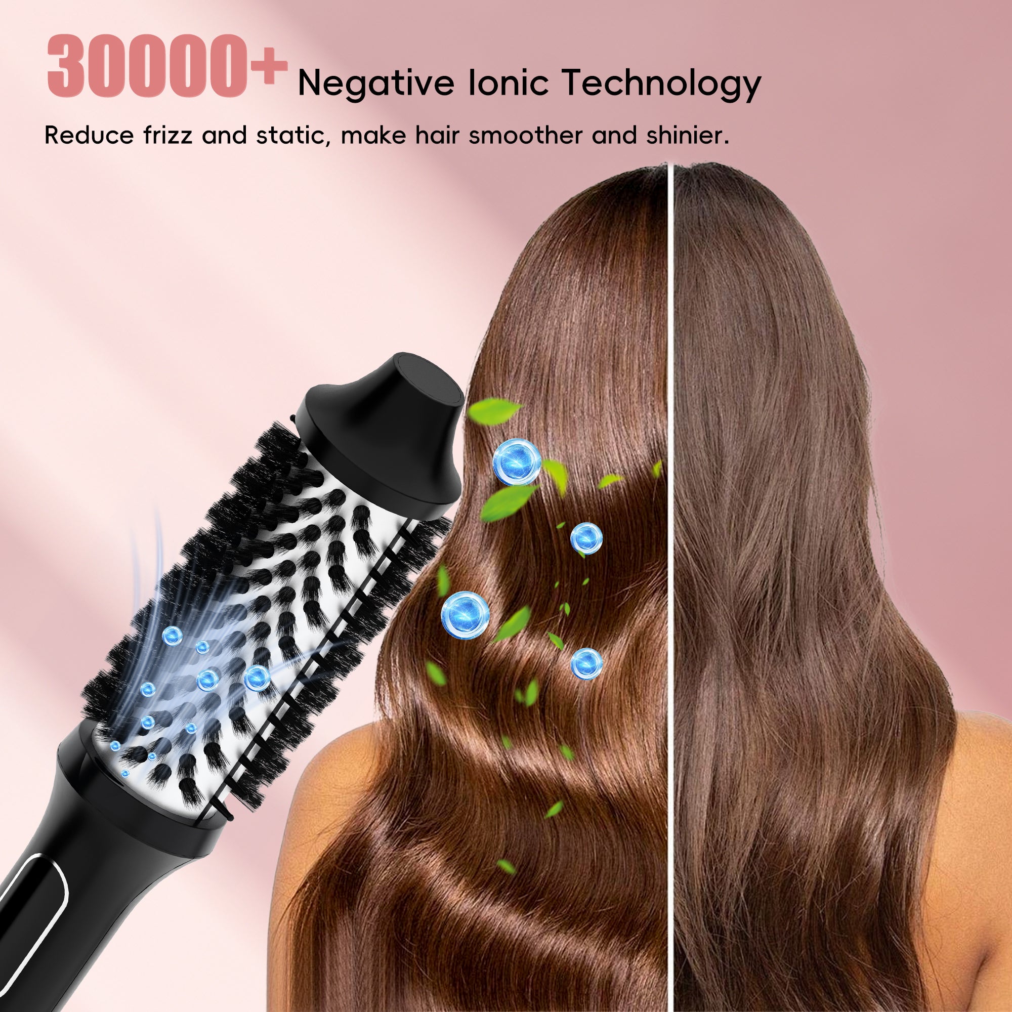 Heated hair brush curler best sale