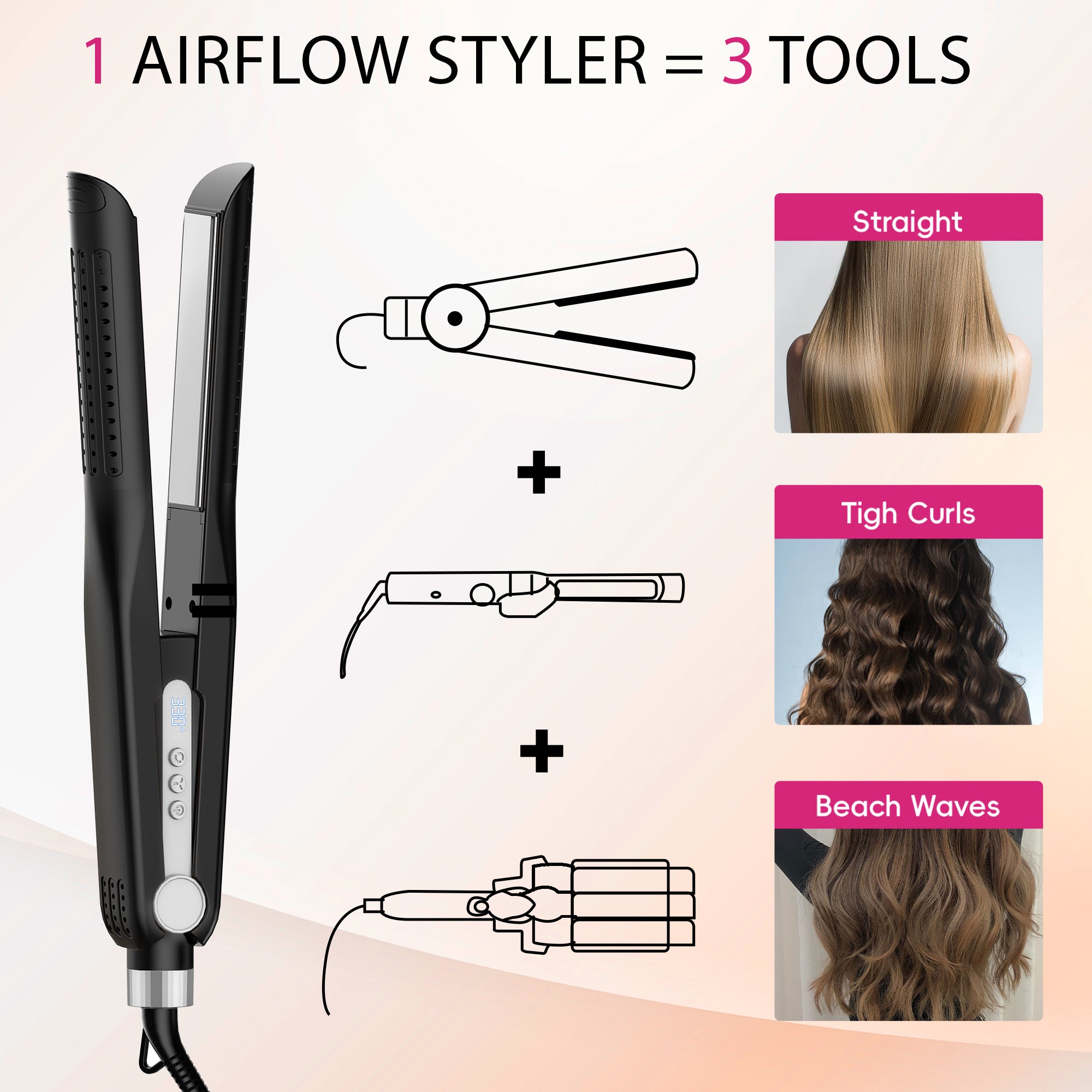 Best straightener for beach waves best sale